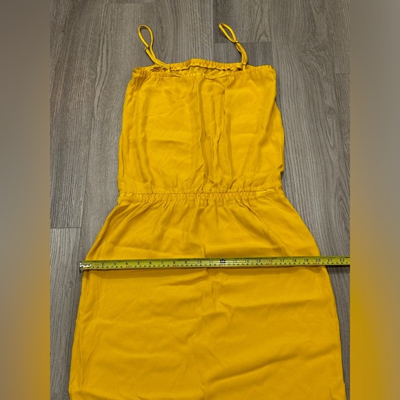 Ba&sh Bash Heline Midi Dress Yellow Curry Pullover Sundress Women’s Size S/1 - Picture 10 of 13